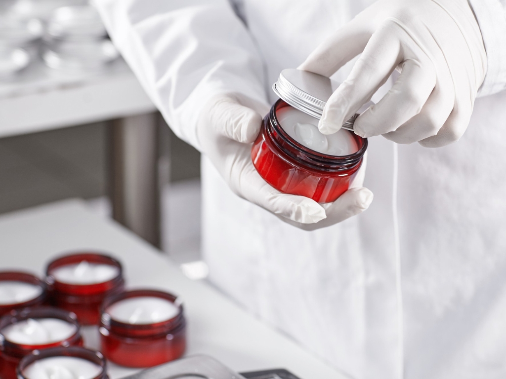 producción cosmético